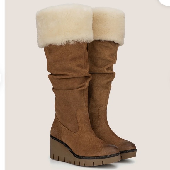 VINTAGE FOUNDRY CO. - Arabella Suede Boot - Sz 9 - NIB! - Picture 1 of 7